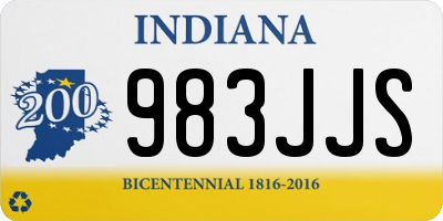 IN license plate 983JJS