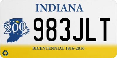 IN license plate 983JLT