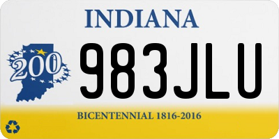 IN license plate 983JLU
