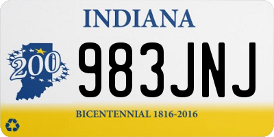 IN license plate 983JNJ