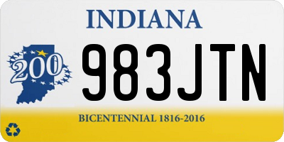 IN license plate 983JTN