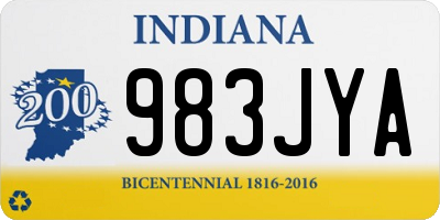 IN license plate 983JYA