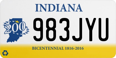 IN license plate 983JYU