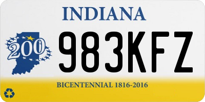 IN license plate 983KFZ