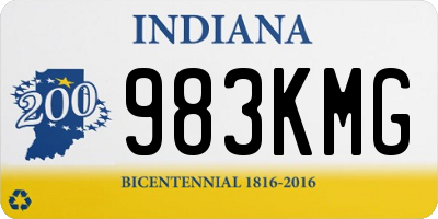 IN license plate 983KMG