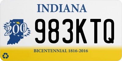 IN license plate 983KTQ