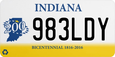 IN license plate 983LDY