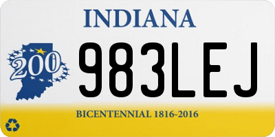 IN license plate 983LEJ