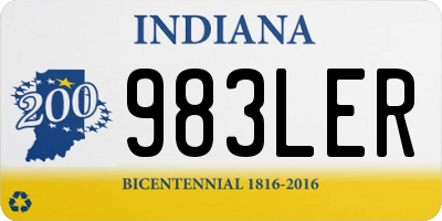 IN license plate 983LER