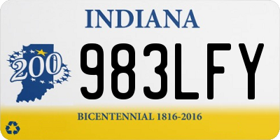 IN license plate 983LFY