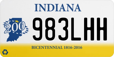 IN license plate 983LHH