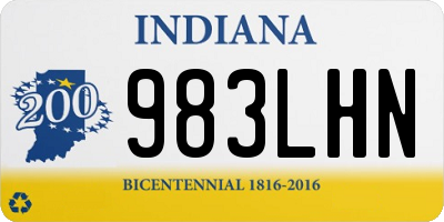 IN license plate 983LHN