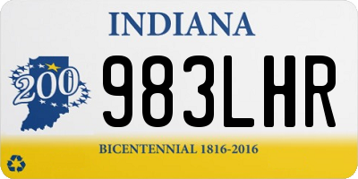 IN license plate 983LHR