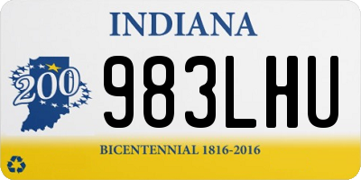 IN license plate 983LHU