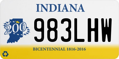 IN license plate 983LHW