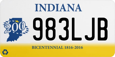 IN license plate 983LJB