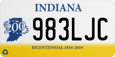 IN license plate 983LJC