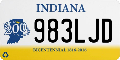 IN license plate 983LJD