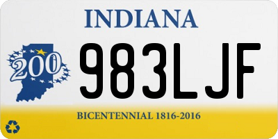 IN license plate 983LJF