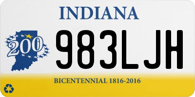 IN license plate 983LJH