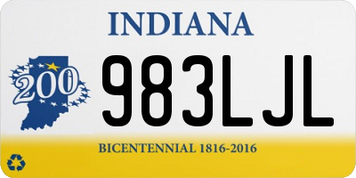 IN license plate 983LJL