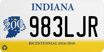 IN license plate 983LJR