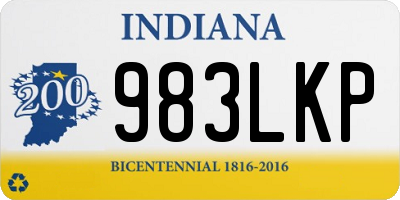 IN license plate 983LKP