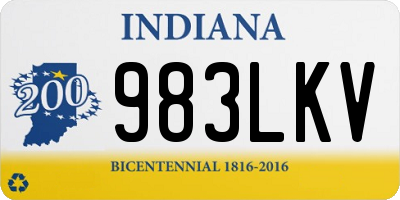 IN license plate 983LKV