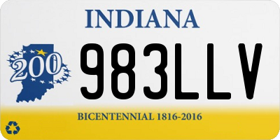 IN license plate 983LLV