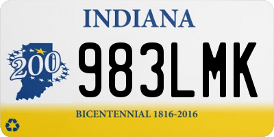 IN license plate 983LMK