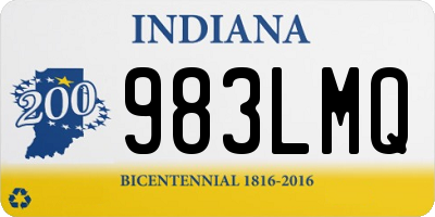 IN license plate 983LMQ