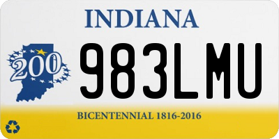 IN license plate 983LMU