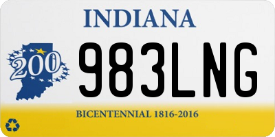 IN license plate 983LNG