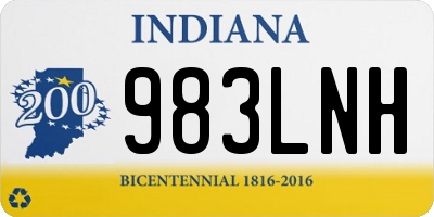 IN license plate 983LNH
