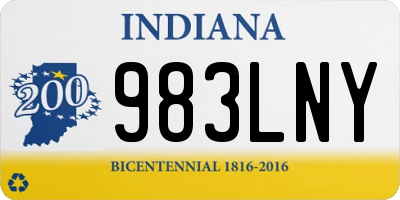 IN license plate 983LNY