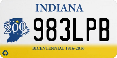 IN license plate 983LPB