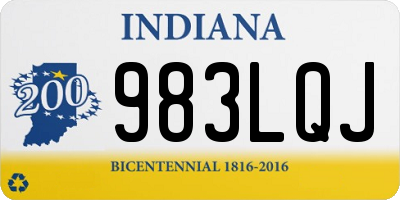 IN license plate 983LQJ