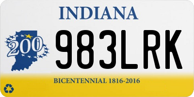 IN license plate 983LRK