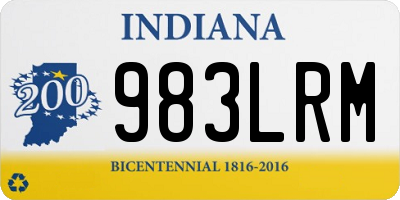 IN license plate 983LRM