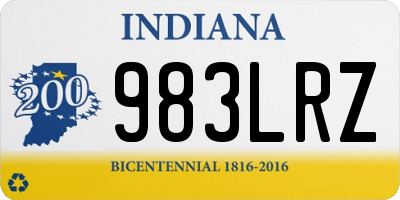 IN license plate 983LRZ