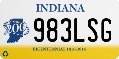 IN license plate 983LSG