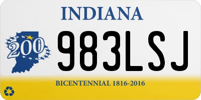 IN license plate 983LSJ