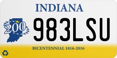 IN license plate 983LSU
