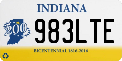 IN license plate 983LTE