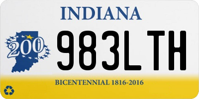 IN license plate 983LTH