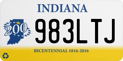 IN license plate 983LTJ