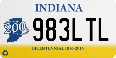 IN license plate 983LTL