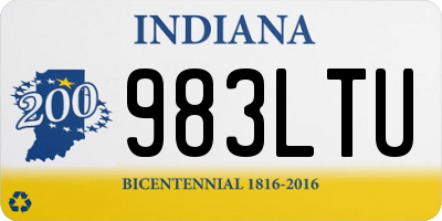 IN license plate 983LTU