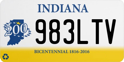 IN license plate 983LTV