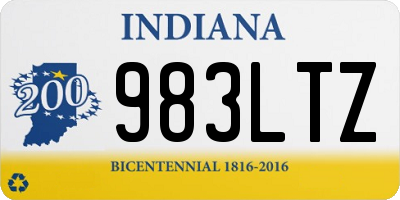 IN license plate 983LTZ